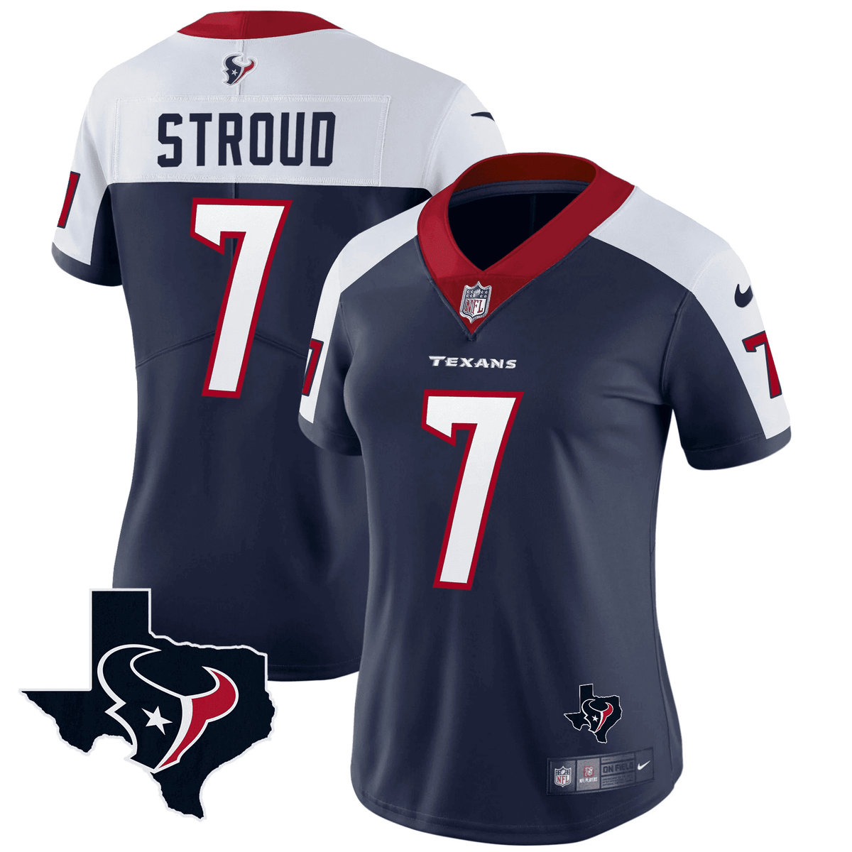C.J. Stroud Houston Texans Vapor Limited Jersey - All Stitched - Alternate — view 1