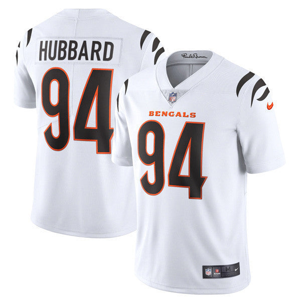 Youth's Cincinnati Bengals Player Vapor Limited Jersey - All Stitched - White - Sam Hubbard — view 1