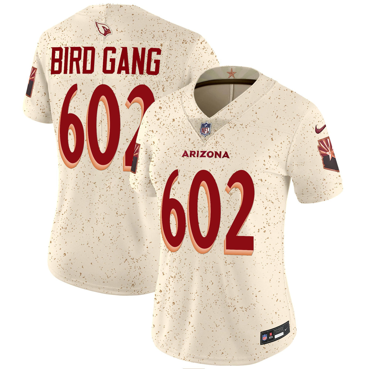 Women's Arizona Cardinals 2025 Rivalries Vapor Limited Jersey - All Stitched - Bird Gang — view 1