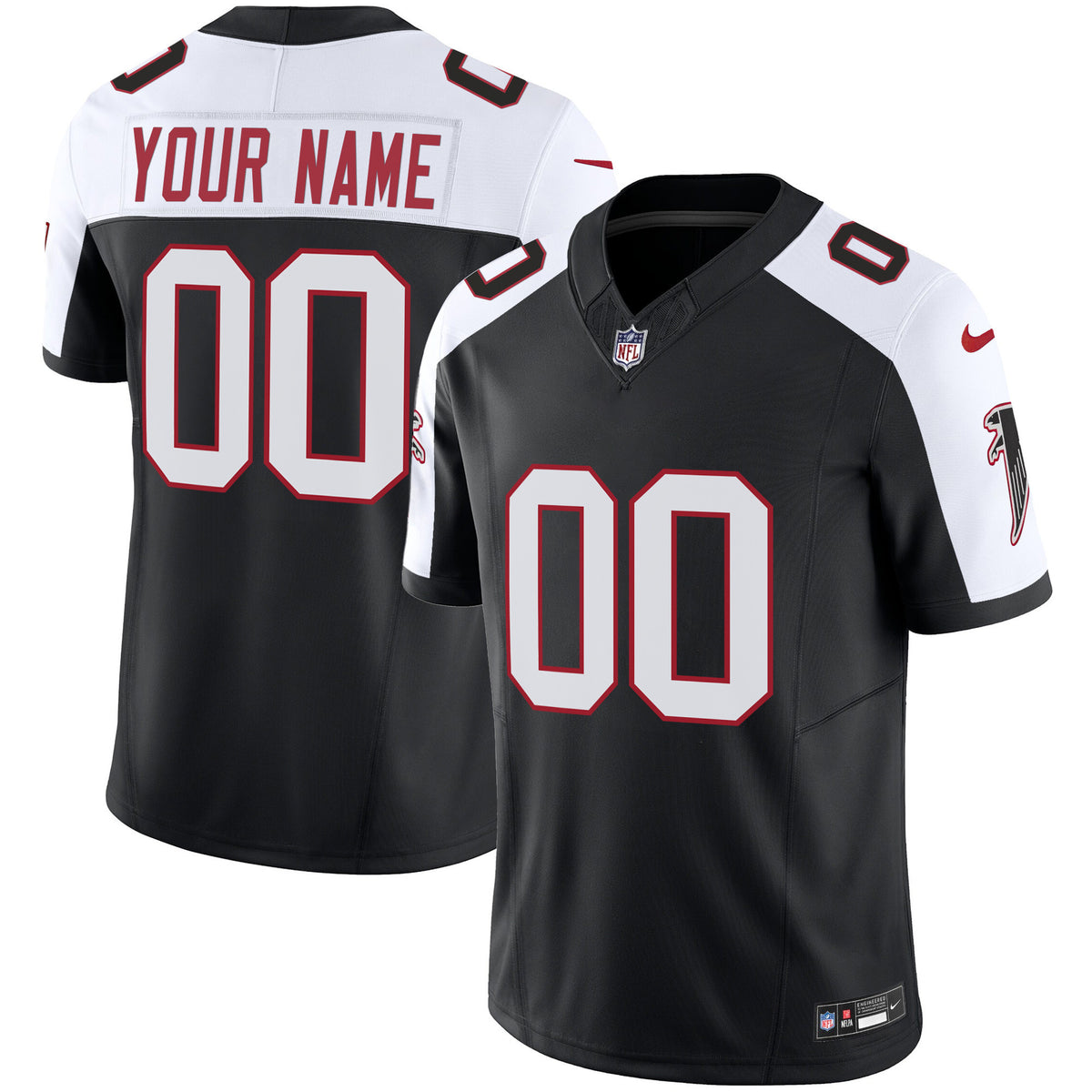 Atlanta Falcons Vapor Limited Custom Jersey - All Stitched - Alternate — view 1