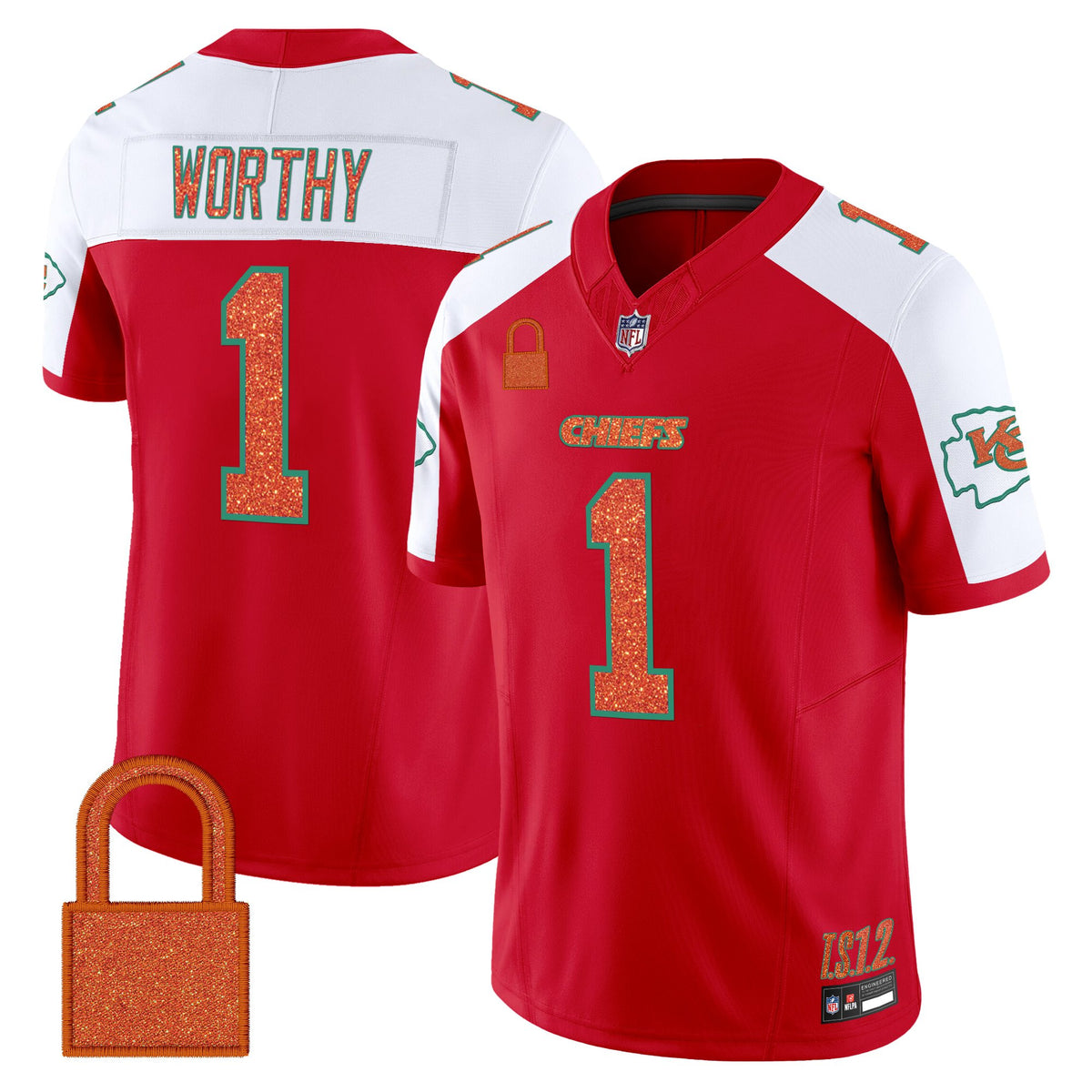 Men's Kansas City Chiefs 'Taylor Swift - TS12 - The Life of a Showgirl' Vapor Limited Jersey - All Stitched — view 1