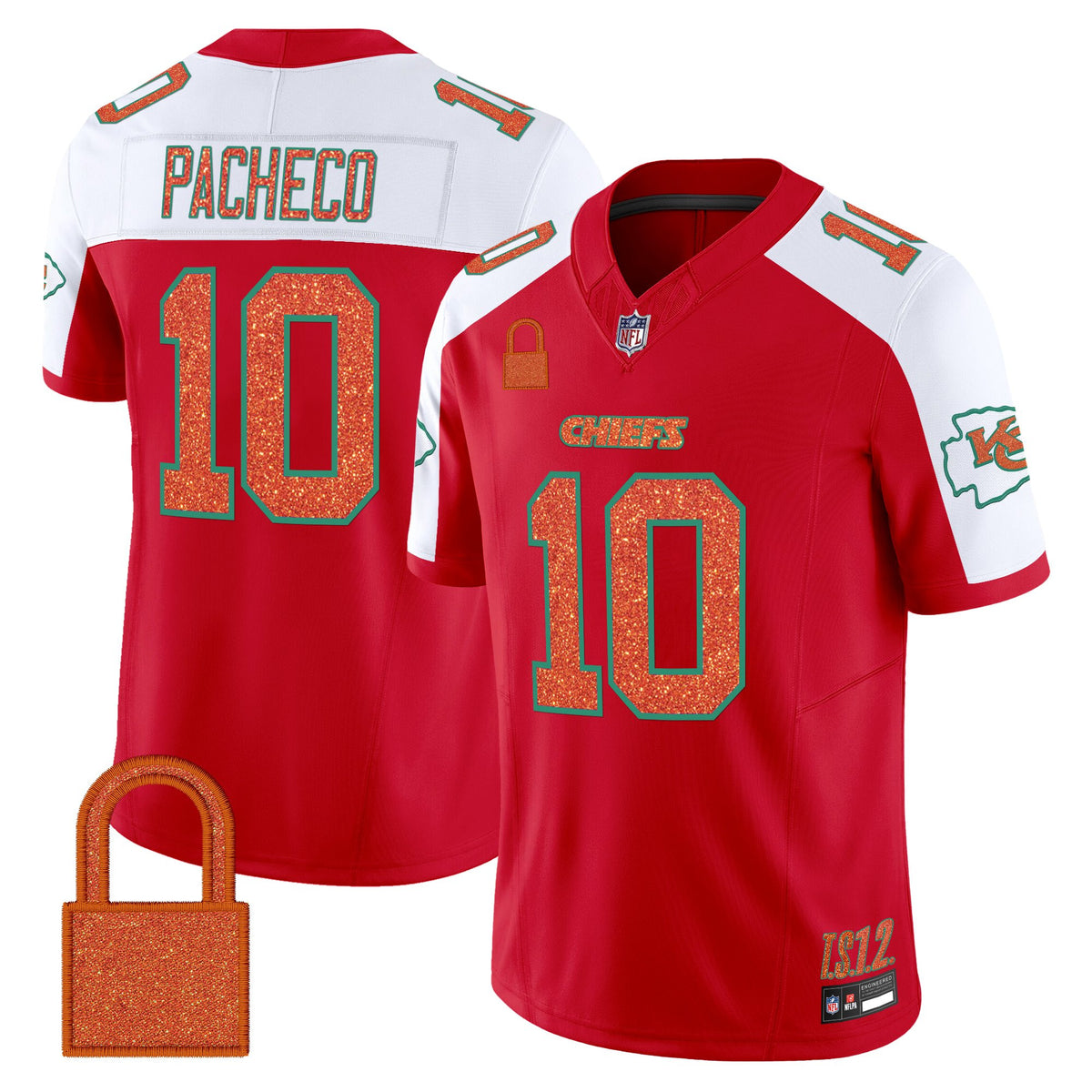Men's Kansas City Chiefs 'Taylor Swift - TS12 - The Life of a Showgirl' Vapor Limited Jersey - All Stitched — view 1