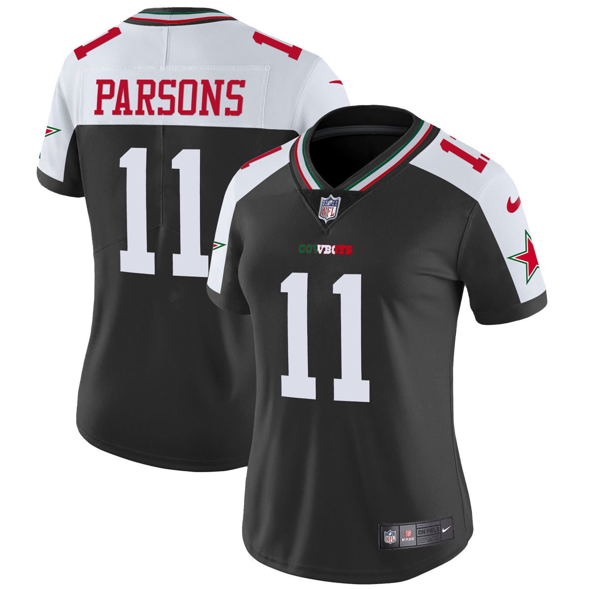Women's Cowboys Mexico Vapor Limited Jersey - All Stitched - Alternate - Micah Parsons — view 1