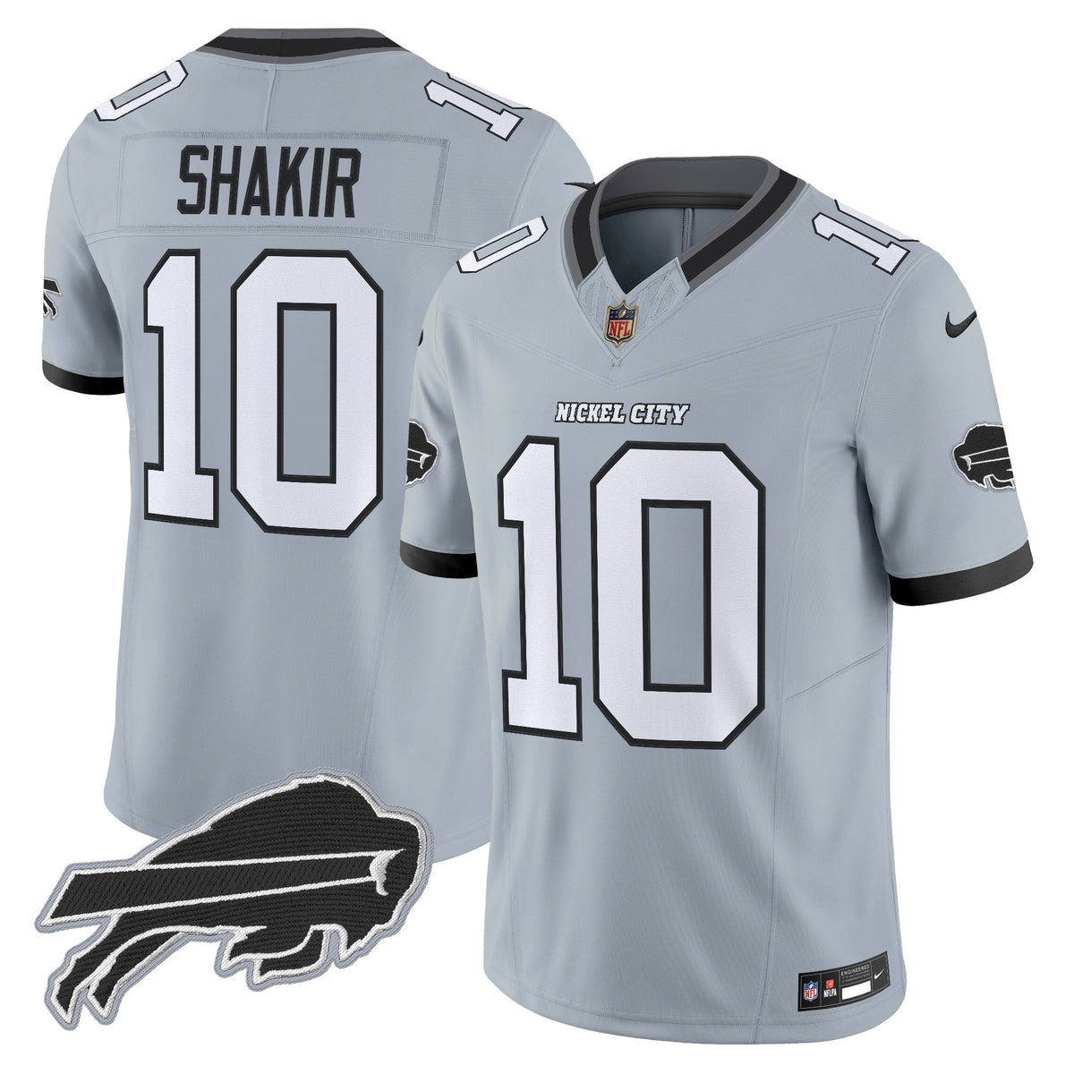 Buffalo Bills Nickel City Vapor Limited Jersey V2 - All Stitched - Khalil Shakir — view 1