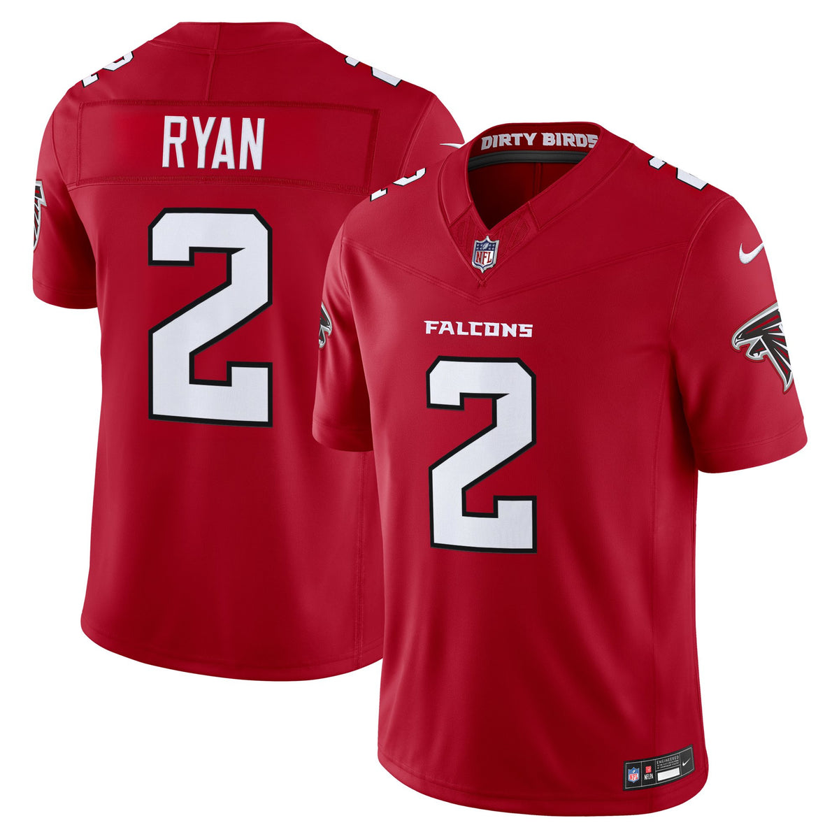 Men's Atlanta Falcons 2026 Vapor Limited Jersey - All Stitched - Red - Matt Ryan — view 1
