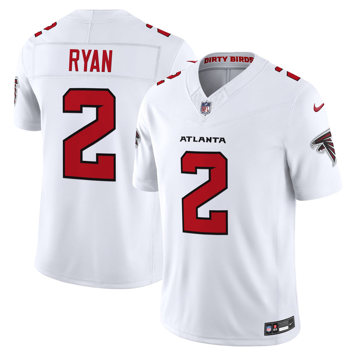 Men's Atlanta Falcons 2026 Vapor Limited Jersey - All Stitched - White - Matt Ryan — view 1