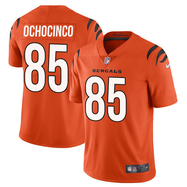 Youth's Cincinnati Bengals Player Vapor Limited Jersey - All Stitched - Orange - Chad Johnson — view 1