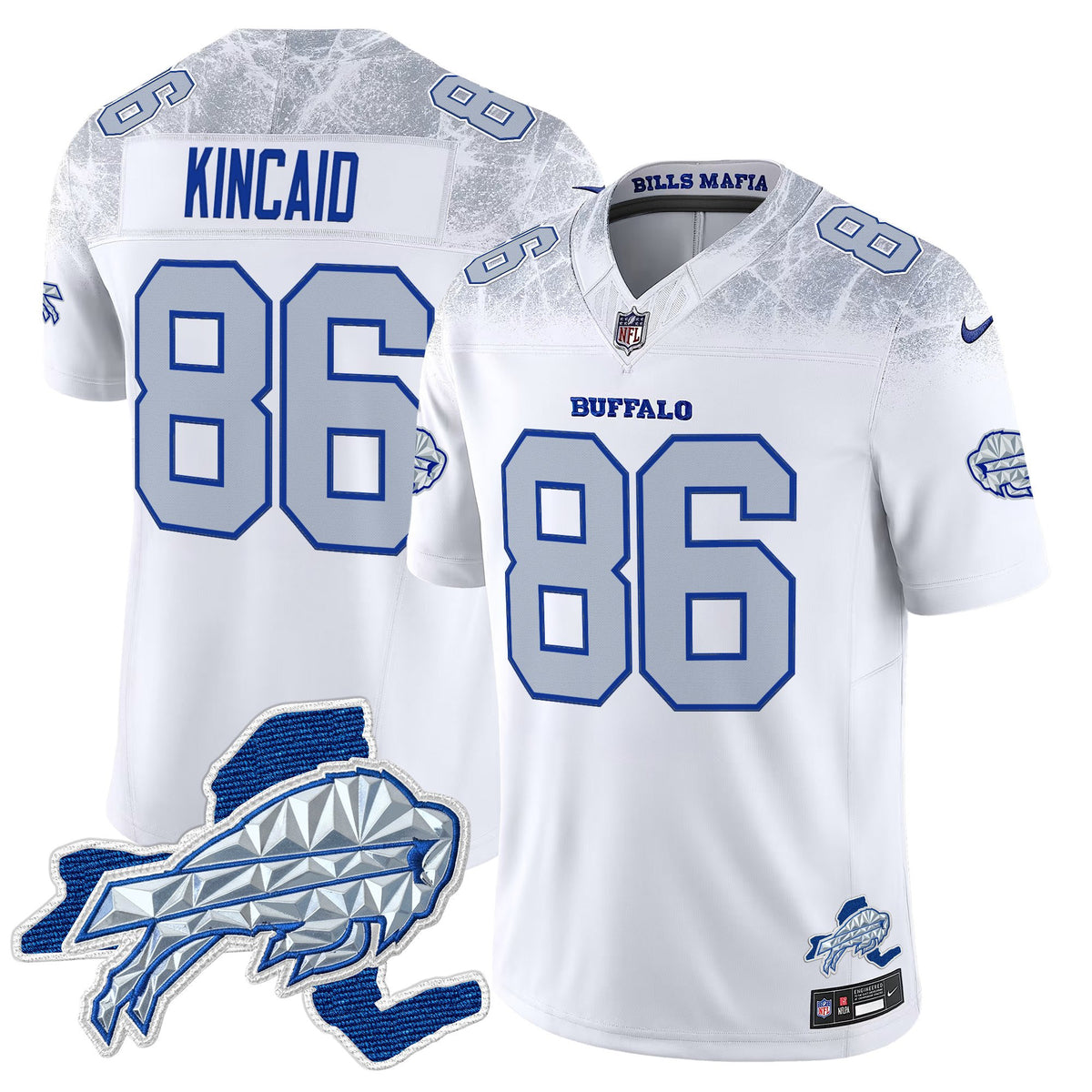 Buffalo Bills 2025 Rivalries Vapor Limited Jersey - New York Patch - All Stitched - Dalton Kincaid — view 1