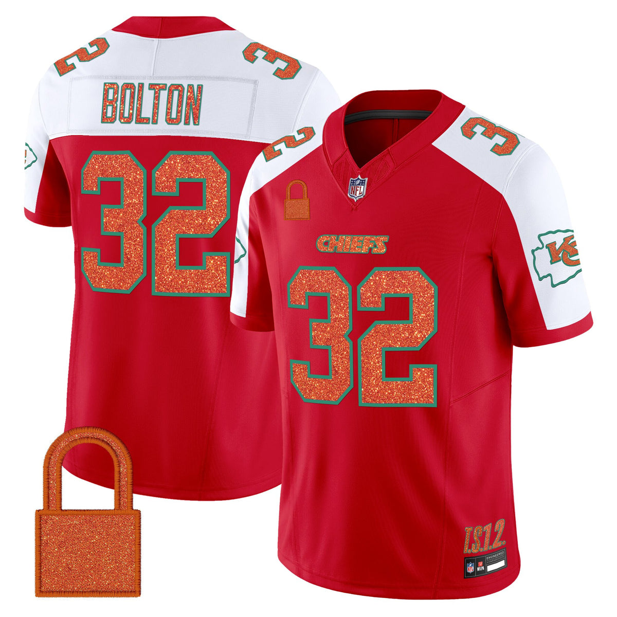 Men's Kansas City Chiefs 'Taylor Swift - TS12 - The Life of a Showgirl' Vapor Limited Jersey - All Stitched — view 1