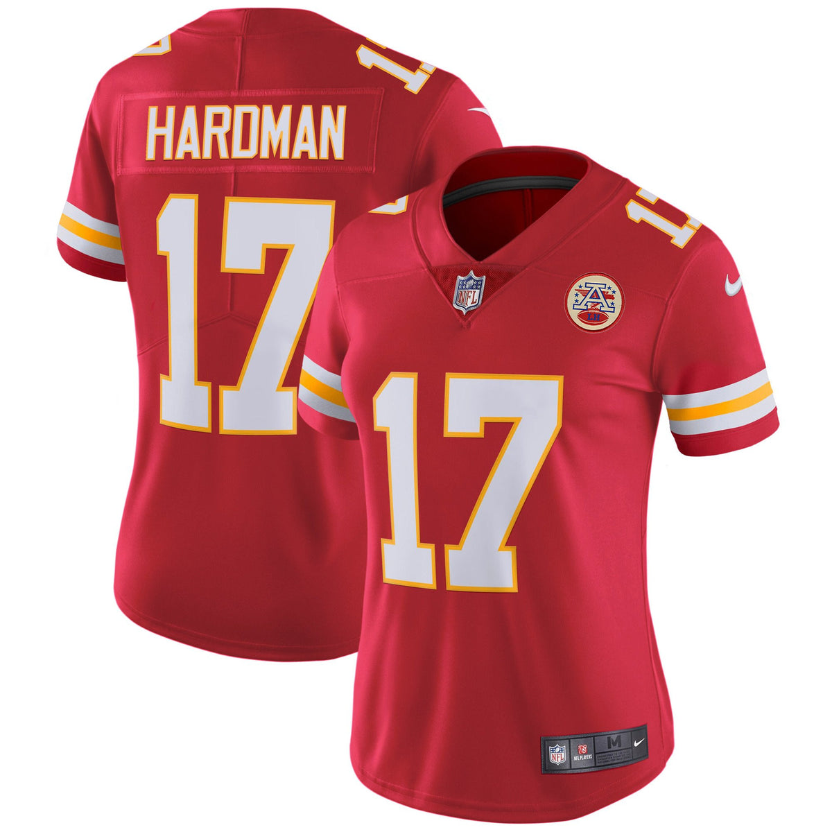 Women's Chiefs Player Vapor Jersey - All Stitched - Red - Mecole Hardman — view 1