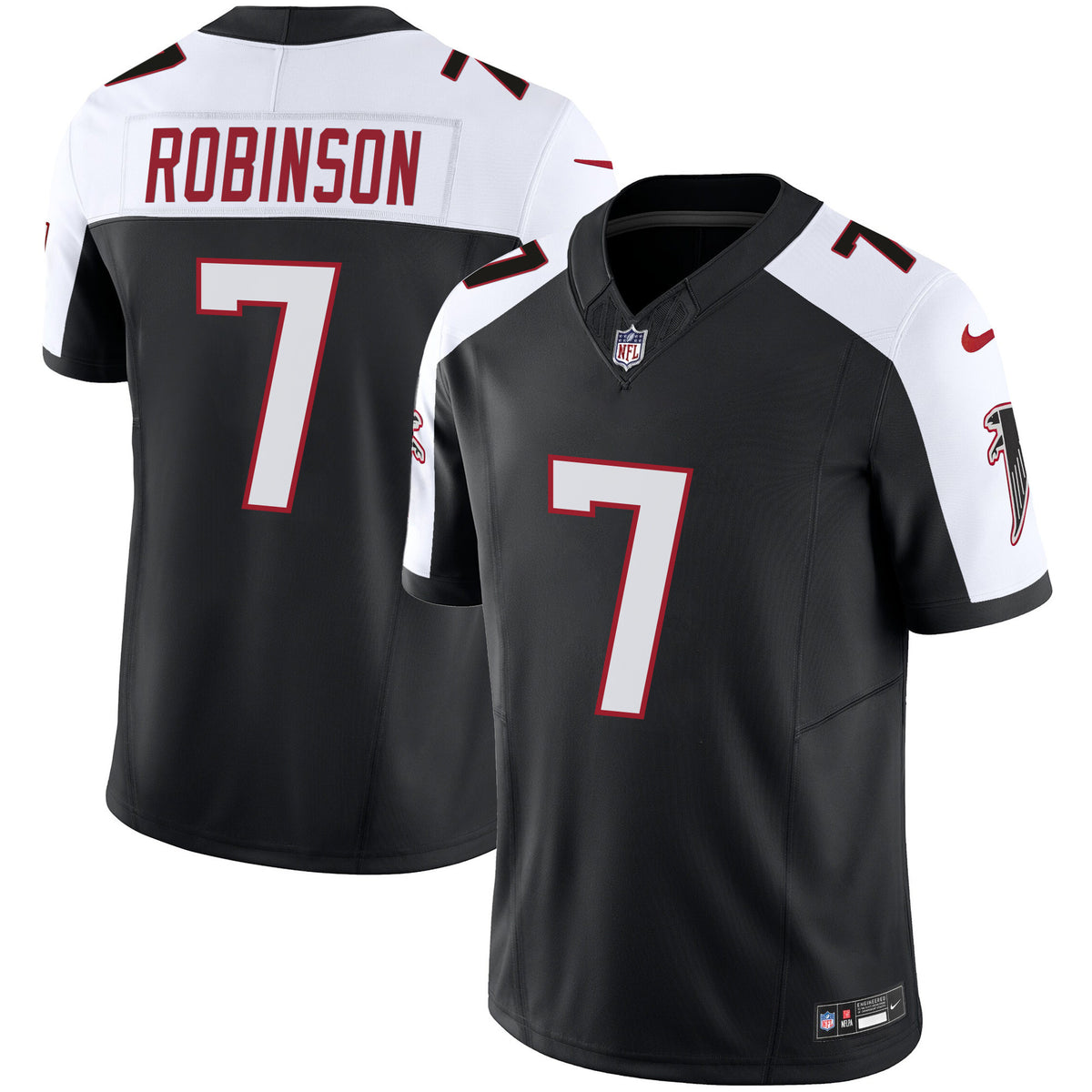 Men's Atlanta Falcons Vapor Limited Jersey - All Stitched - Alternate - Bijan Robinson — view 1