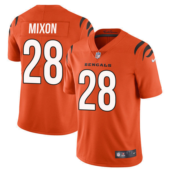 Men's Cincinnati Bengals Player Vapor Limited Jersey - All Stitched - Orange - Joe Mixon — view 1