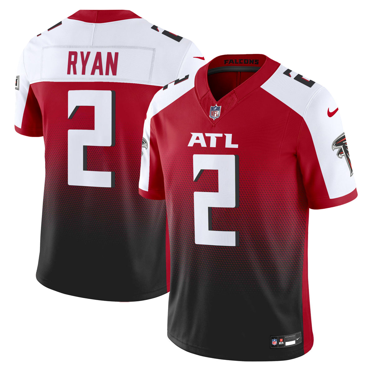 Men's Atlanta Falcons 2024 Vapor Limited Jersey - All Stitched - Red Alternate - Matt Ryan — view 1