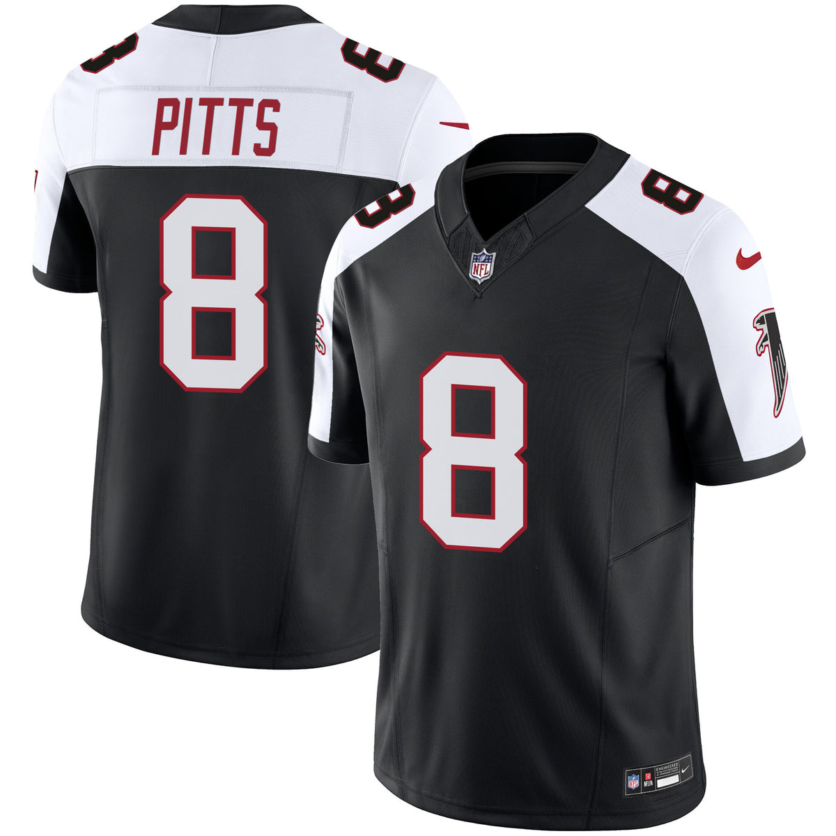 Men's Atlanta Falcons Vapor Limited Jersey - All Stitched - Alternate - Kyle Pitts — view 1