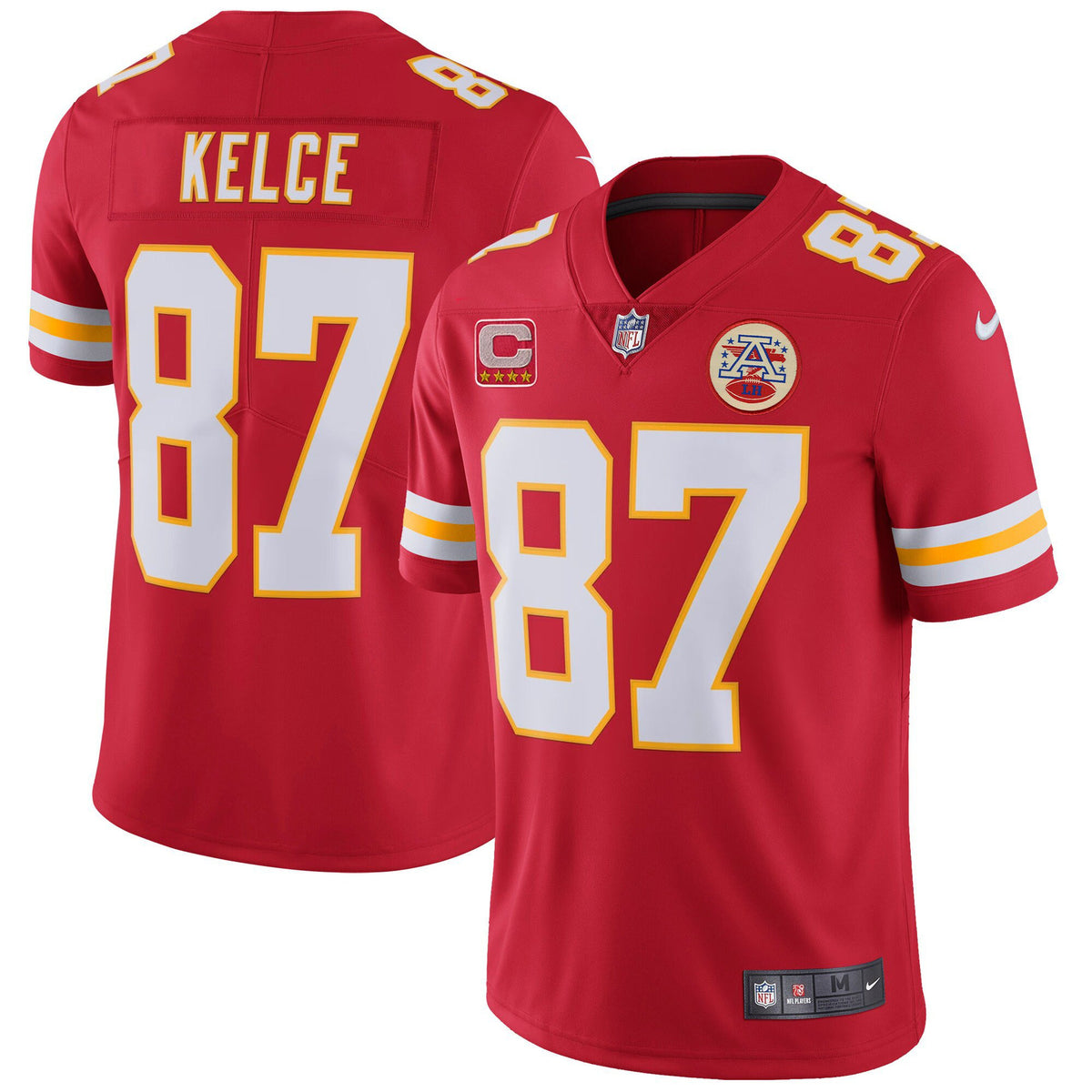 Men's Chiefs Player Vapor Jersey - All Stitched - Red - Travis Kelce — view 1