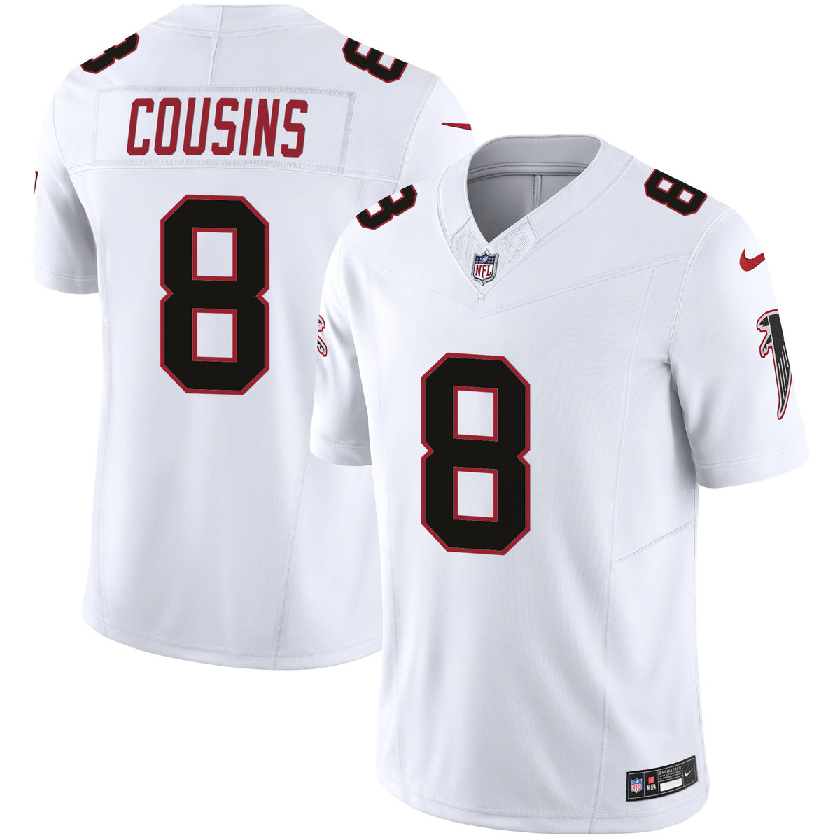 Kirk Cousins Atlanta Falcons Vapor Limited Jersey - All Stitched - White — view 1