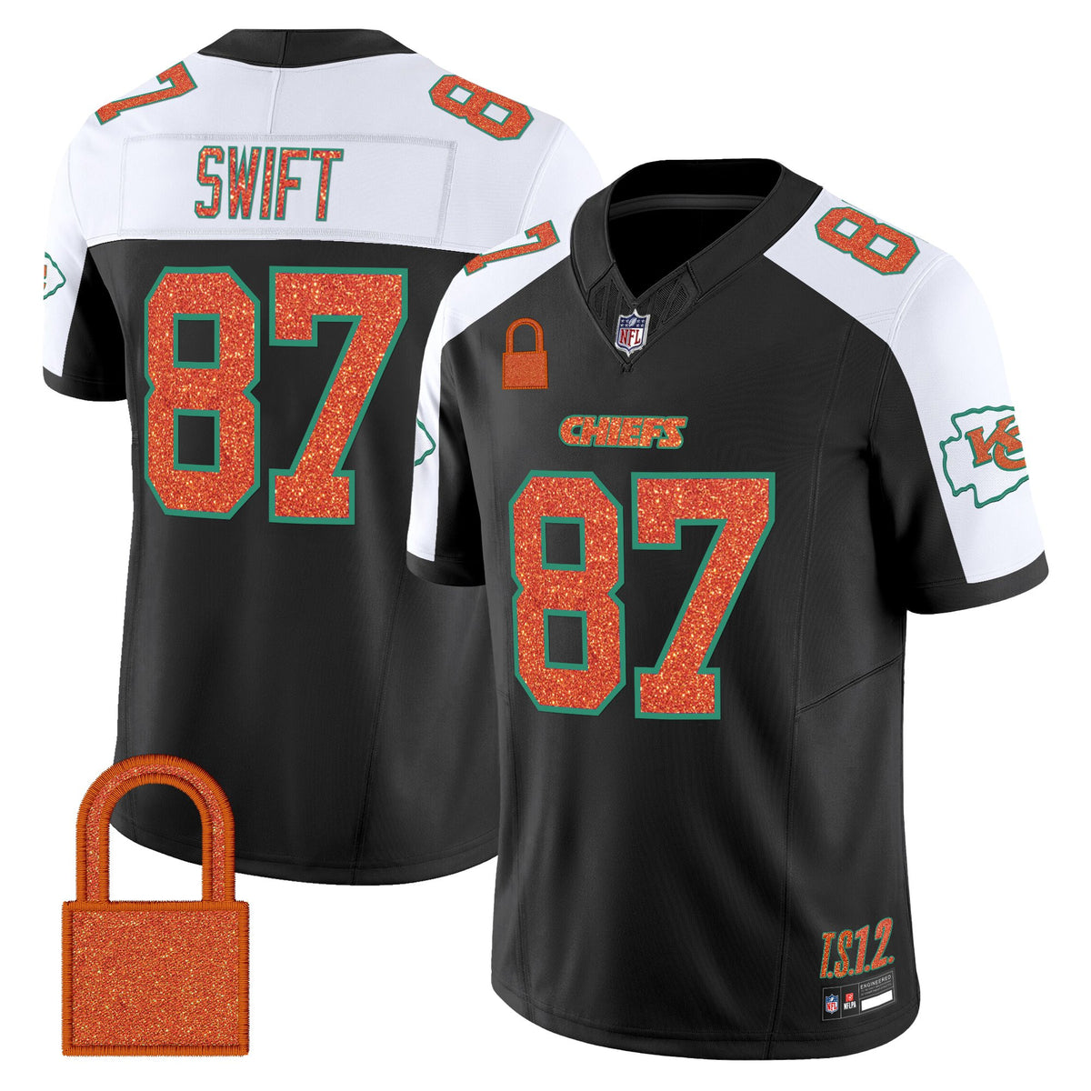 Men's Kansas City Chiefs 'Taylor Swift - TS12 - The Life of a Showgirl' Vapor Limited Jersey - All Stitched — view 1