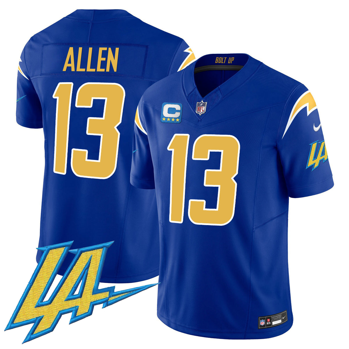 Men's Chargers Vapor Limited Jersey V2 - All Stitched - Royal - Keenan Allen — view 1