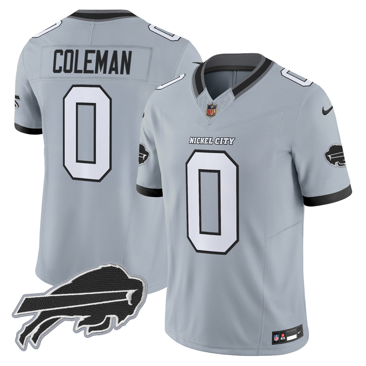 Buffalo Bills Nickel City Vapor Limited Jersey V2 - All Stitched - Keon Coleman — view 1