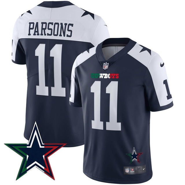 Men's Cowboys Mexico Vapor Jersey - All Stitched - Alternate - Micah Parsons — view 1