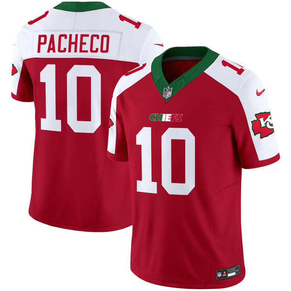Men's Chiefs Mexico Vapor Limited Jersey - All Stitched - Red Alternate - Isiah Pacheco — view 1