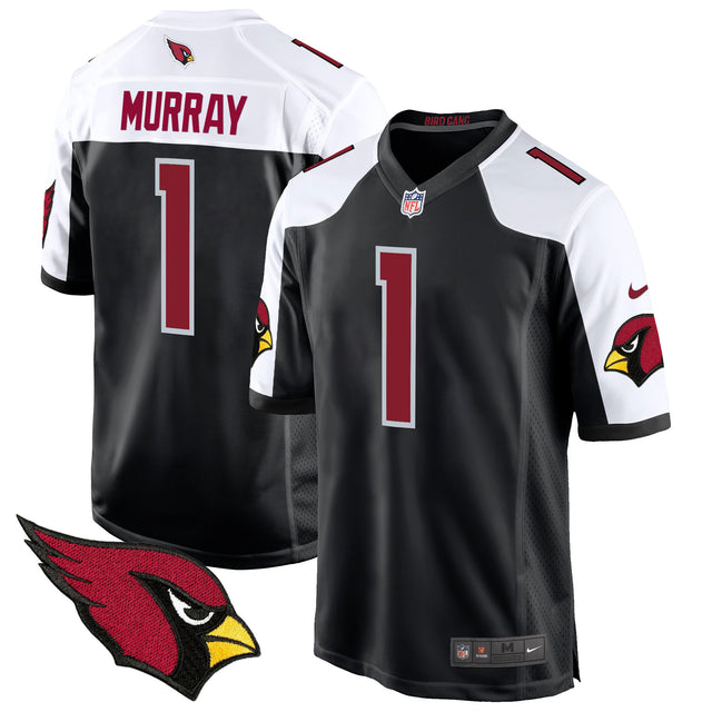 Men's Arizona Cardinals 2024 Game Jersey - All Stitched - Black Alternate - Kyler Murray — view 1