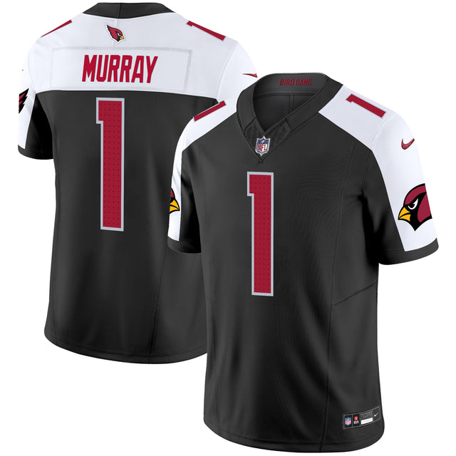 Men's Arizona Cardinals 2024 Vapor Limited Jersey - All Stitched - Black Alternate - Kyler Murray — view 1