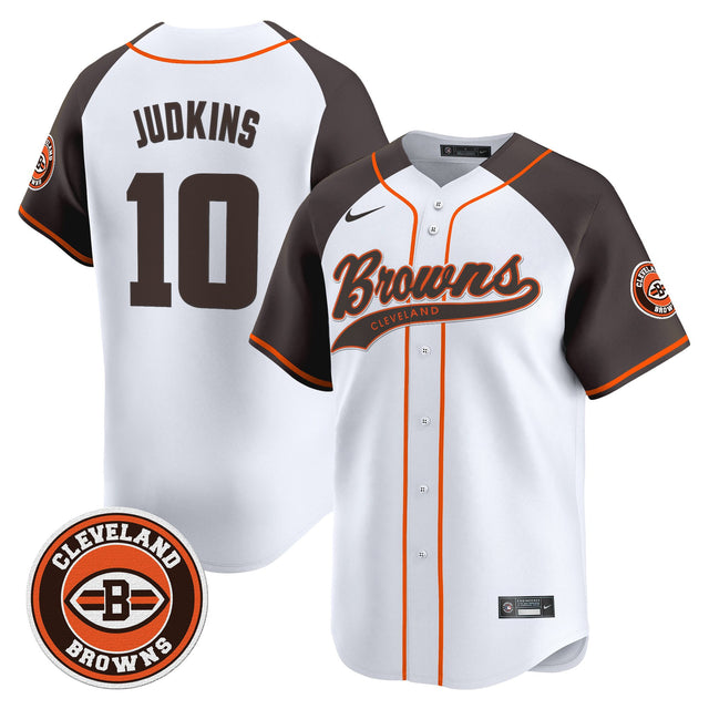 Men's Cleveland Browns 2025 Vapor Premier Limited Jersey - All Stitched - Alternate - Quinshon Judkins — view 1