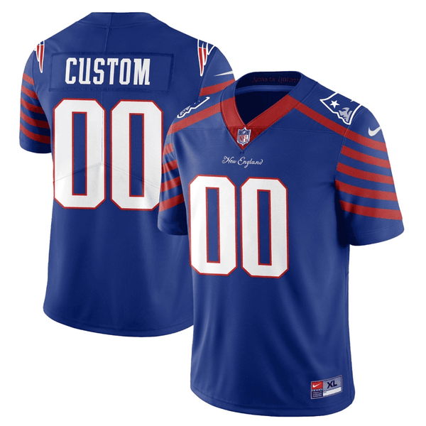 New England Patriots 2023 City Edition Custom Jersey – All Stitched - Royal — view 1