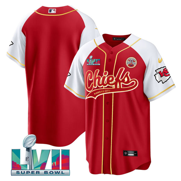 Men's Chiefs Super Bowl LVII Alternate Cool Base Jersey - All Stitched - Red - Team — view 1