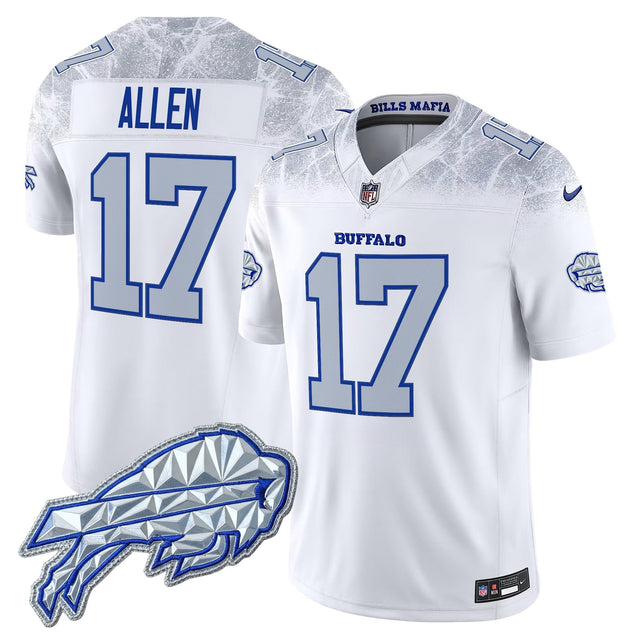 Men's Buffalo Bills 2025 Rivalries Vapor Limited Jersey - All Stitched - Cold Front - Josh Allen — view 1