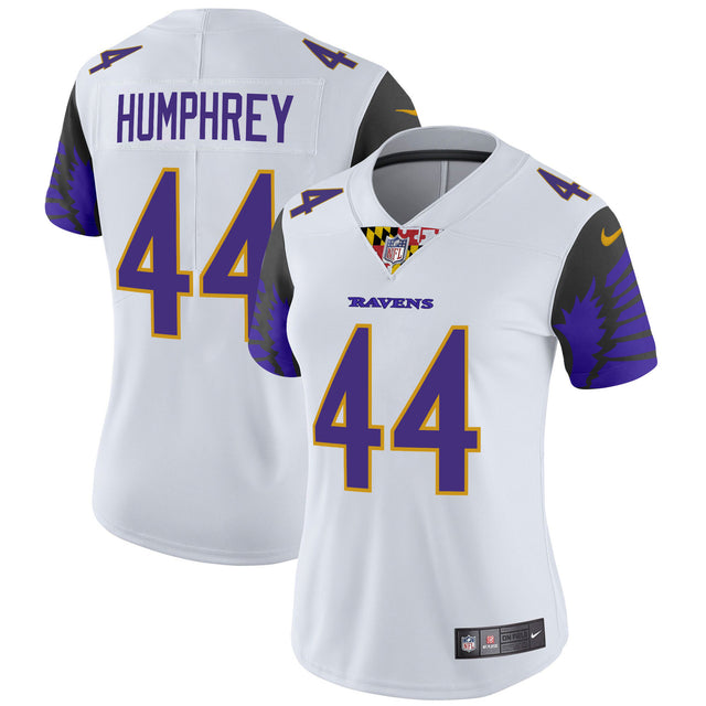 Women's Ravens Special Vapor Limited Jersey - All Stitched - White - Marlon Humphrey — view 1