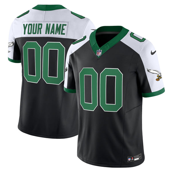 Eagles Vapor Limited Custom Jersey - All Stitched - Black Alternate — view 1