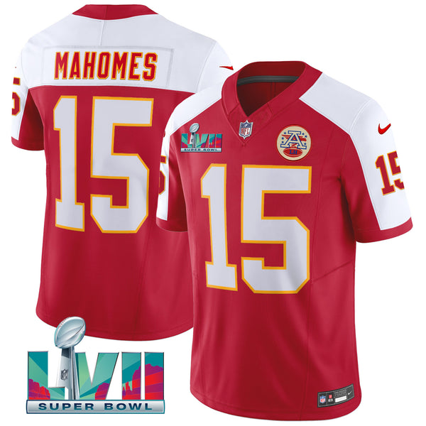 Men's Chiefs Throwback Limited Vapor Jersey - All Stitched - Alternate - Patrick Mahomes — view 1