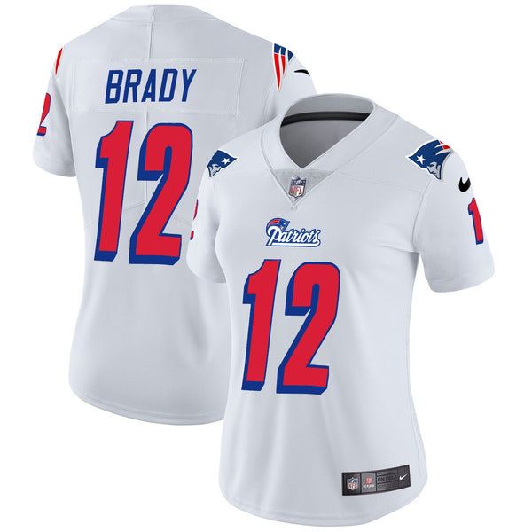 Women's Patriots 1996 Throwback Limited Vapor Jersey - All Stitched - White - Tom Brady — view 1