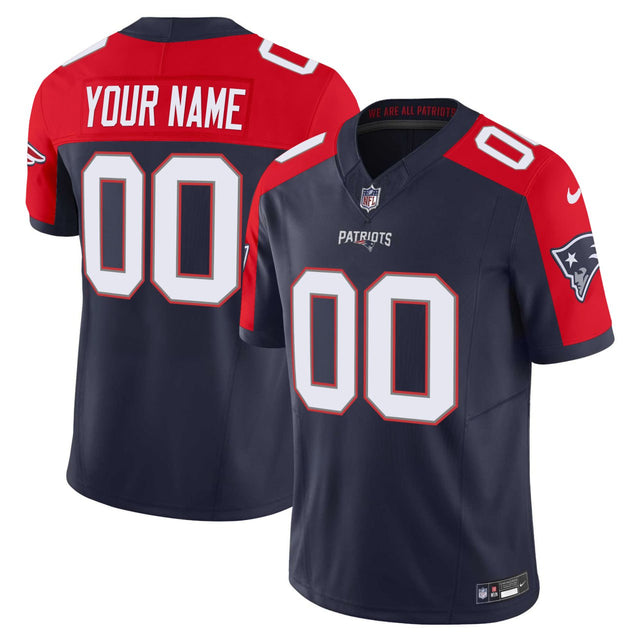 New England Patriots Custom Jersey - All Stitched - Alternate — view 1