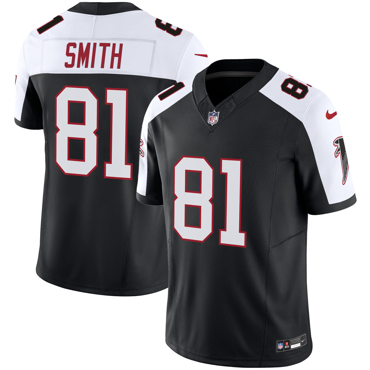 Men's Atlanta Falcons Vapor Limited Jersey - All Stitched - Alternate - Jonnu Smith — view 1