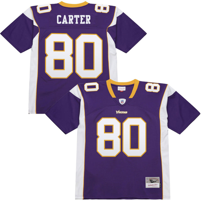Men's Minnesota Vikings Throwback Player Jersey - All Stitched - Purple Legacy - Cris Carter — view 1