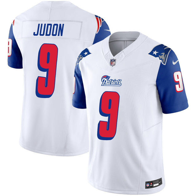Youth's Patriots 1996 Throwback Limited Vapor Jersey - All Stitched - Royal Sleeves - Matthew Judon — view 1