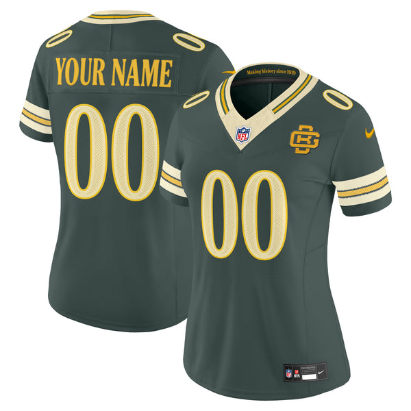 Green Bay Packers 2026 Rivalries Vapor Limited Custom Jersey - All Stitched - Green — view 1