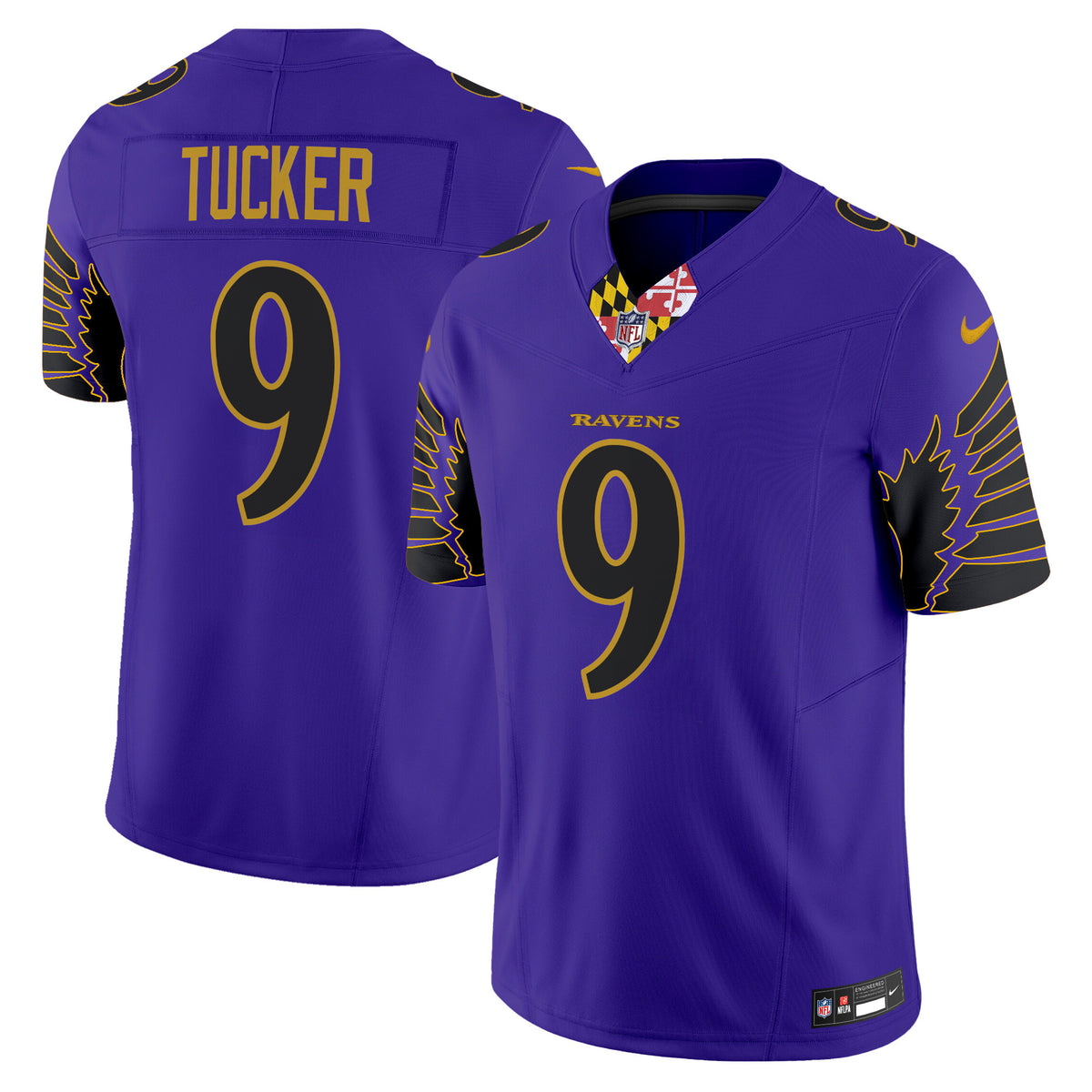 Men's Ravens Special Vapor Limited Jersey - All Stitched - Purple Limited - Justin Tucker — view 1