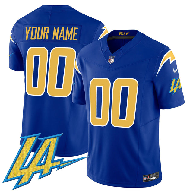 Chargers Vapor Limited Custom Jersey V2 - All Stitched - Royal — view 1