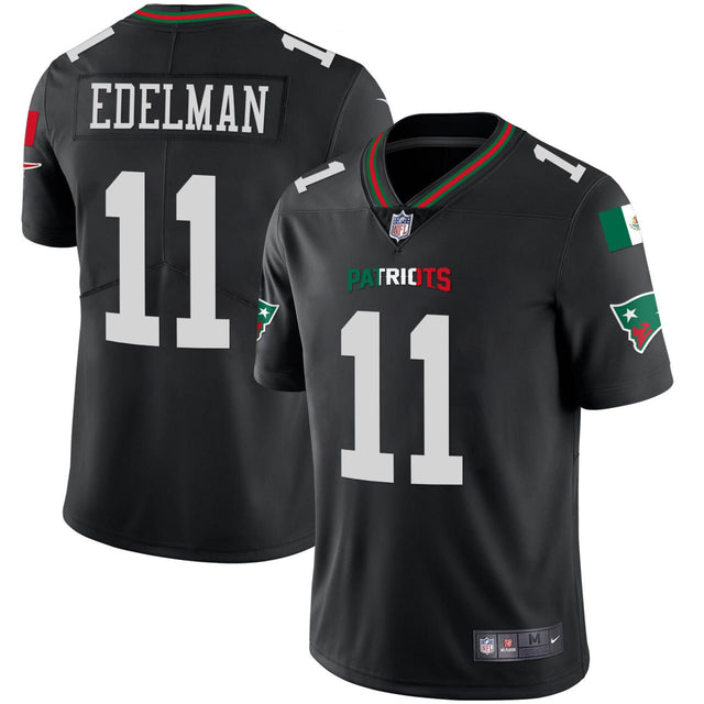 Julian Edelman New England Patriots Mexican Jersey - All Stitched - Julian Edelman — view 1