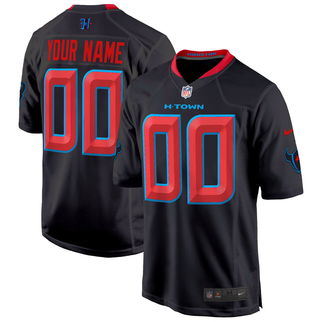 Houston Texans 2024 Game Custom Jersey - All Stitched - Navy Limited — view 1
