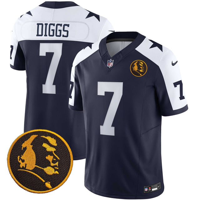 Trevon Diggs Dallas Cowboys John Madden Patch Jersey - All Stitched — view 1