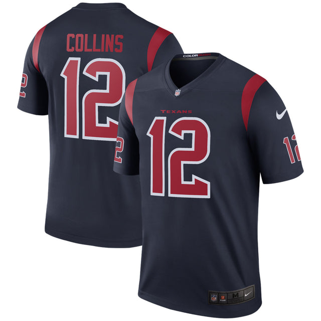 Houston Texans Color Rush Legend Game Jersey - All Stitched - Nico Collins — view 1