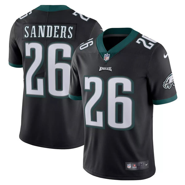 Eagles Vapor Black - All Stitched - Miles Sanders — view 1
