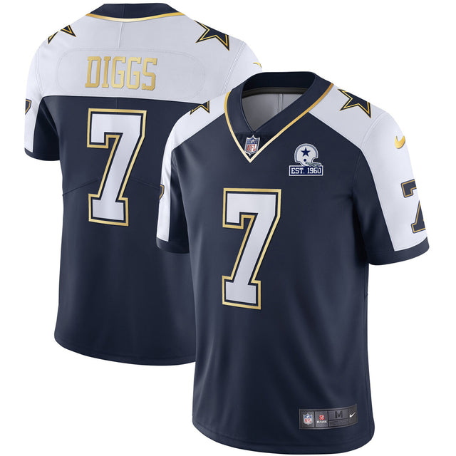 Men's Cowboys Vapor Gold Jersey - All Stitched - Alternate - Trevon Diggs — view 1