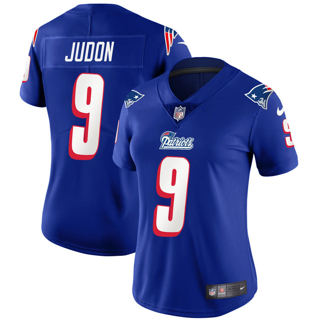 Women's Patriots 1996 Throwback Limited Vapor Jersey - All Stitched - Royal - Matthew Judon — view 1