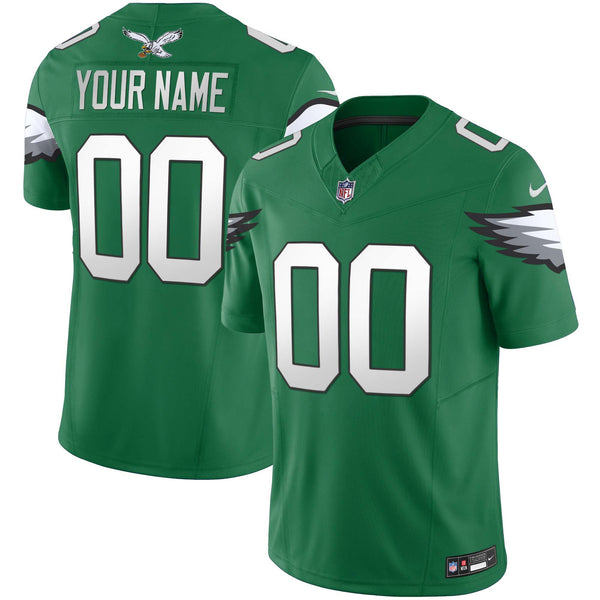 Eagles Kelly Green Vapor Limited Custom Jersey V3 - All Stitched - Kelly Green — view 1